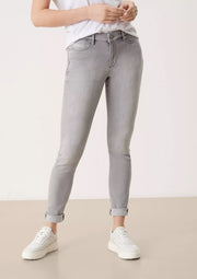 s.Oliver Izabell Women's Skinny Jeans - Light Grey Garment Wash