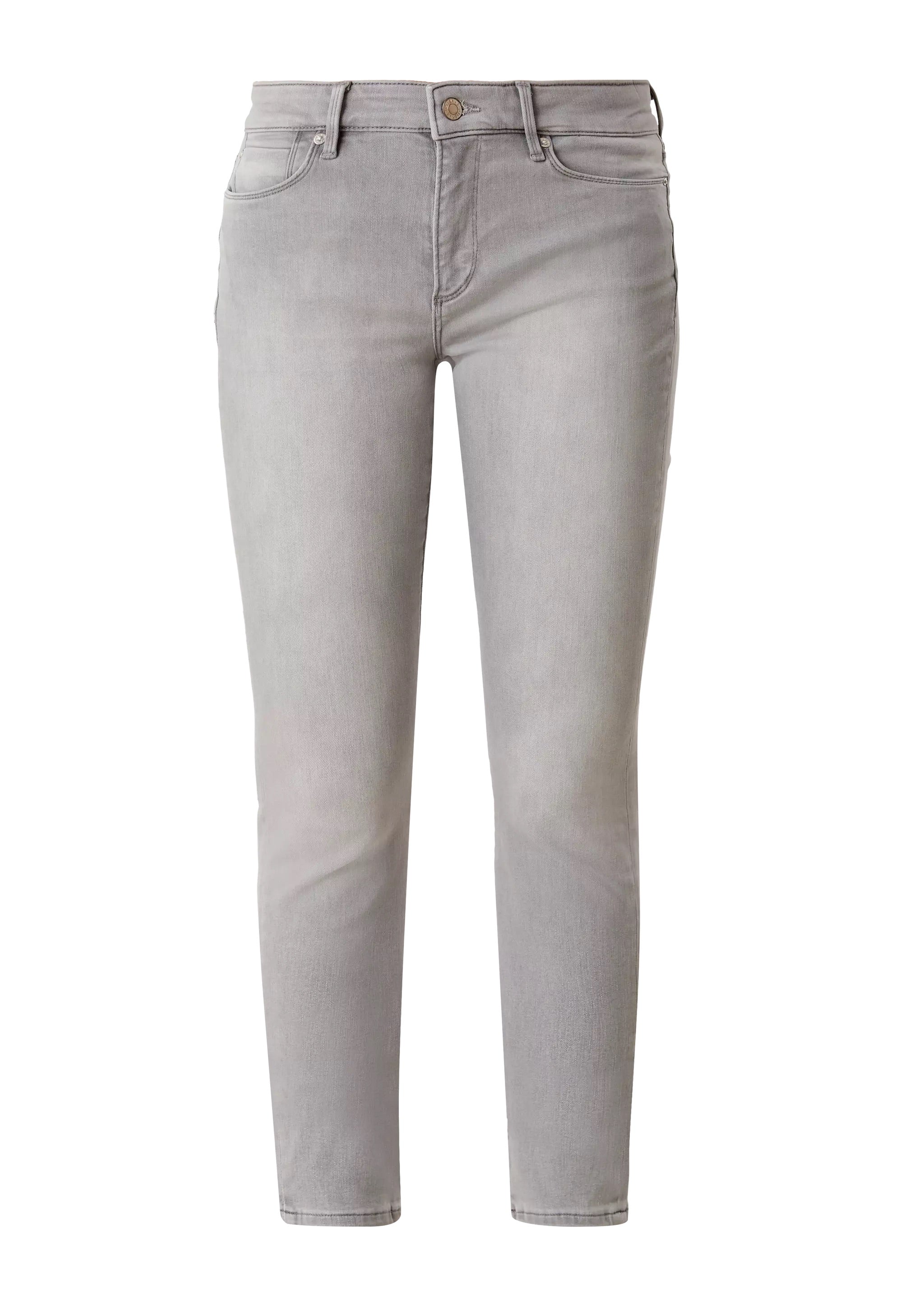s.Oliver Izabell Women's Skinny Jeans - Light Grey Garment Wash