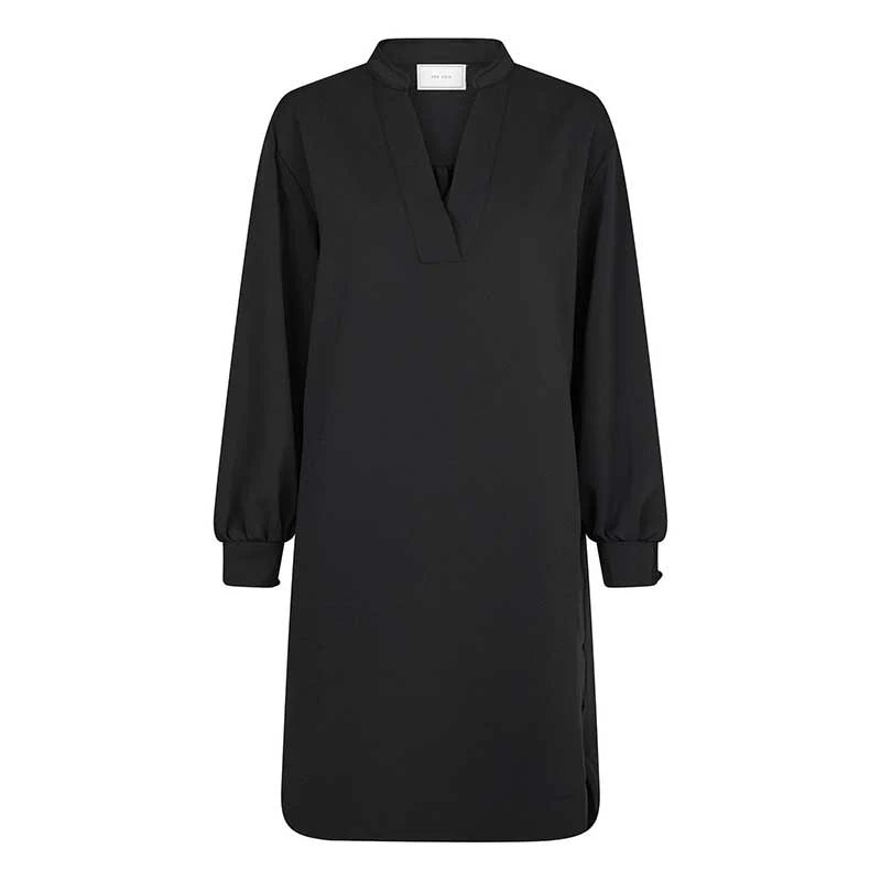 Neo Noir Lexia Crepe Dress – Black