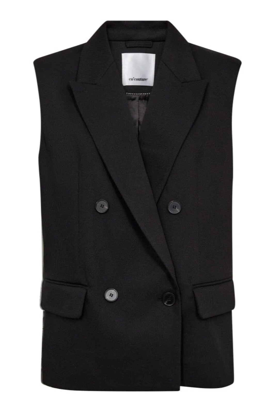 Co'couture Almira CC gilet met dubbele knoopsluiting