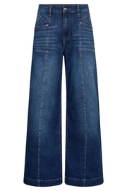 Co'couture Tyler CC jeans met wijde pijpen – denimblauw