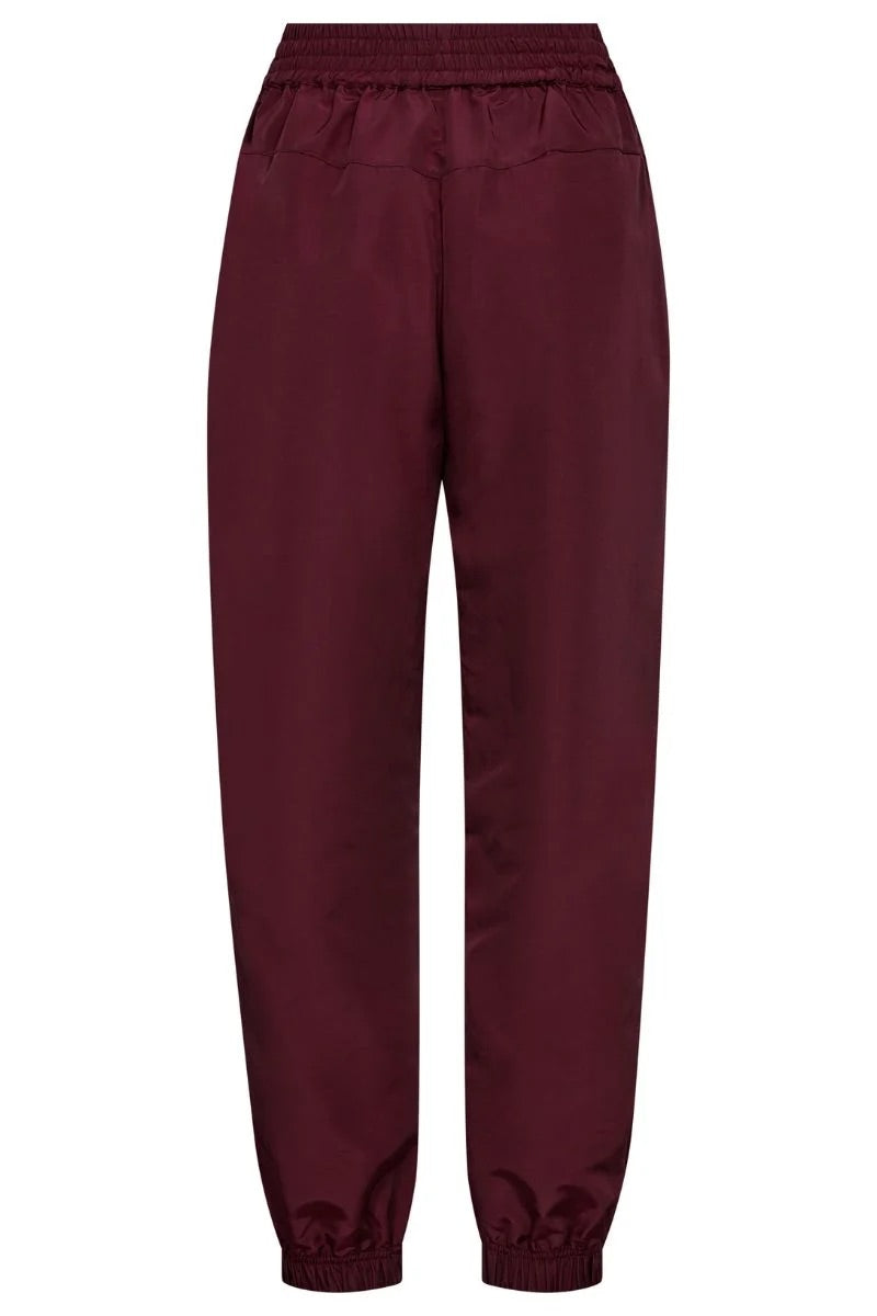 Co'couture Trice CC Tech joggingbroek – bordeauxrood