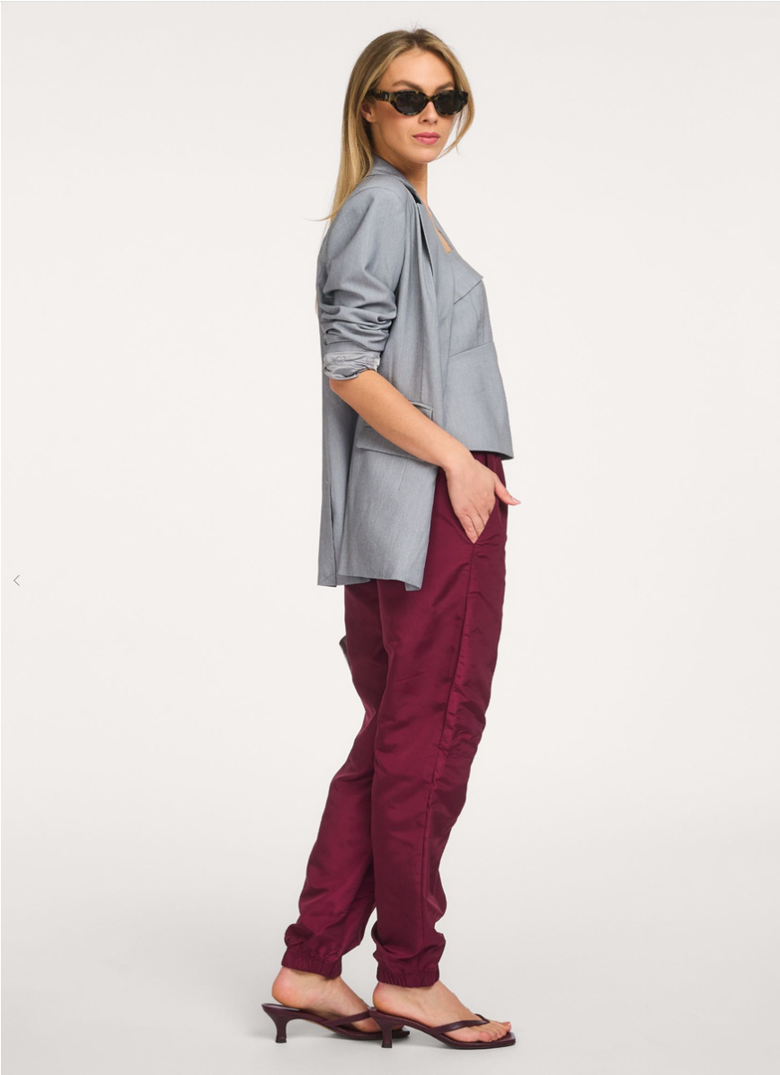 Co'couture Trice Tech broek – bordeauxrood