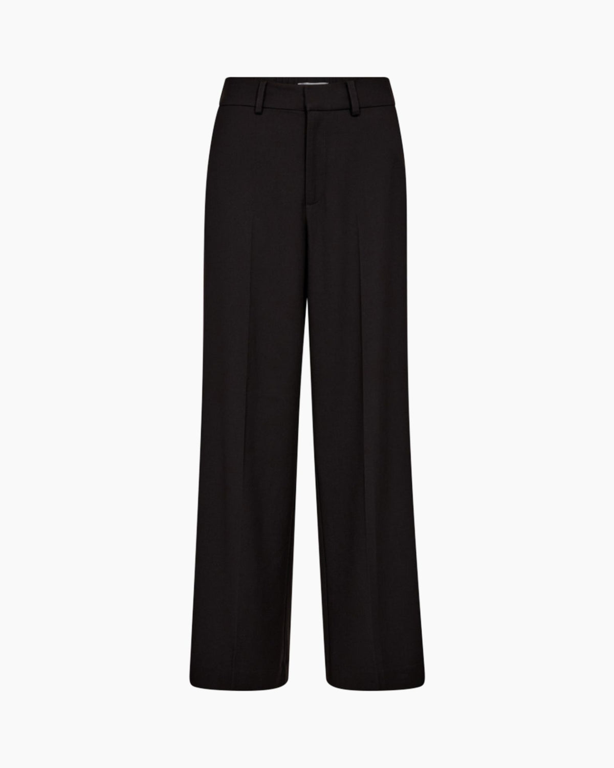 Co'couture Matty broek met golvende naad en wijde pijpen – mauve