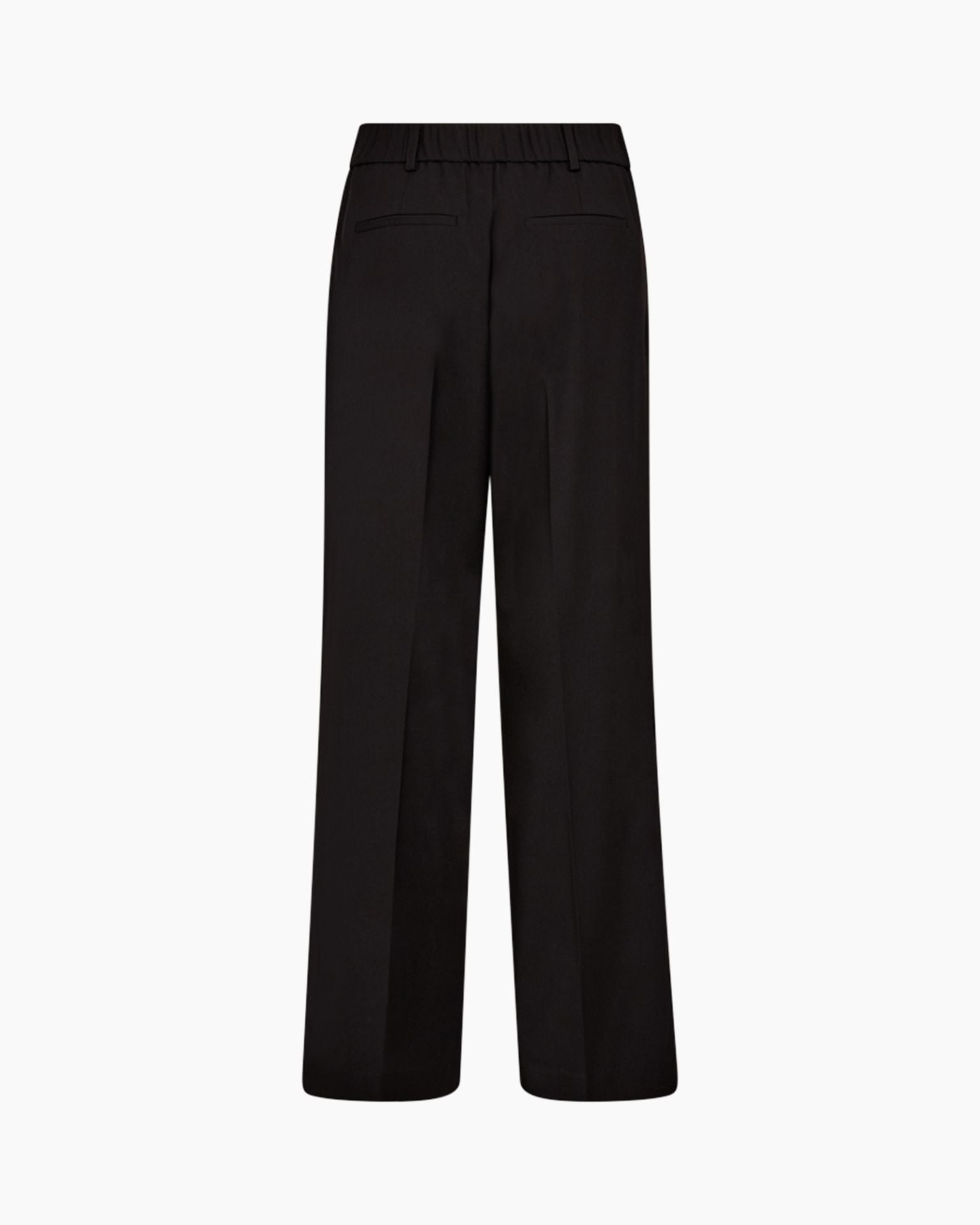 Co'couture Matty broek met golvende naad en wijde pijpen – mauve