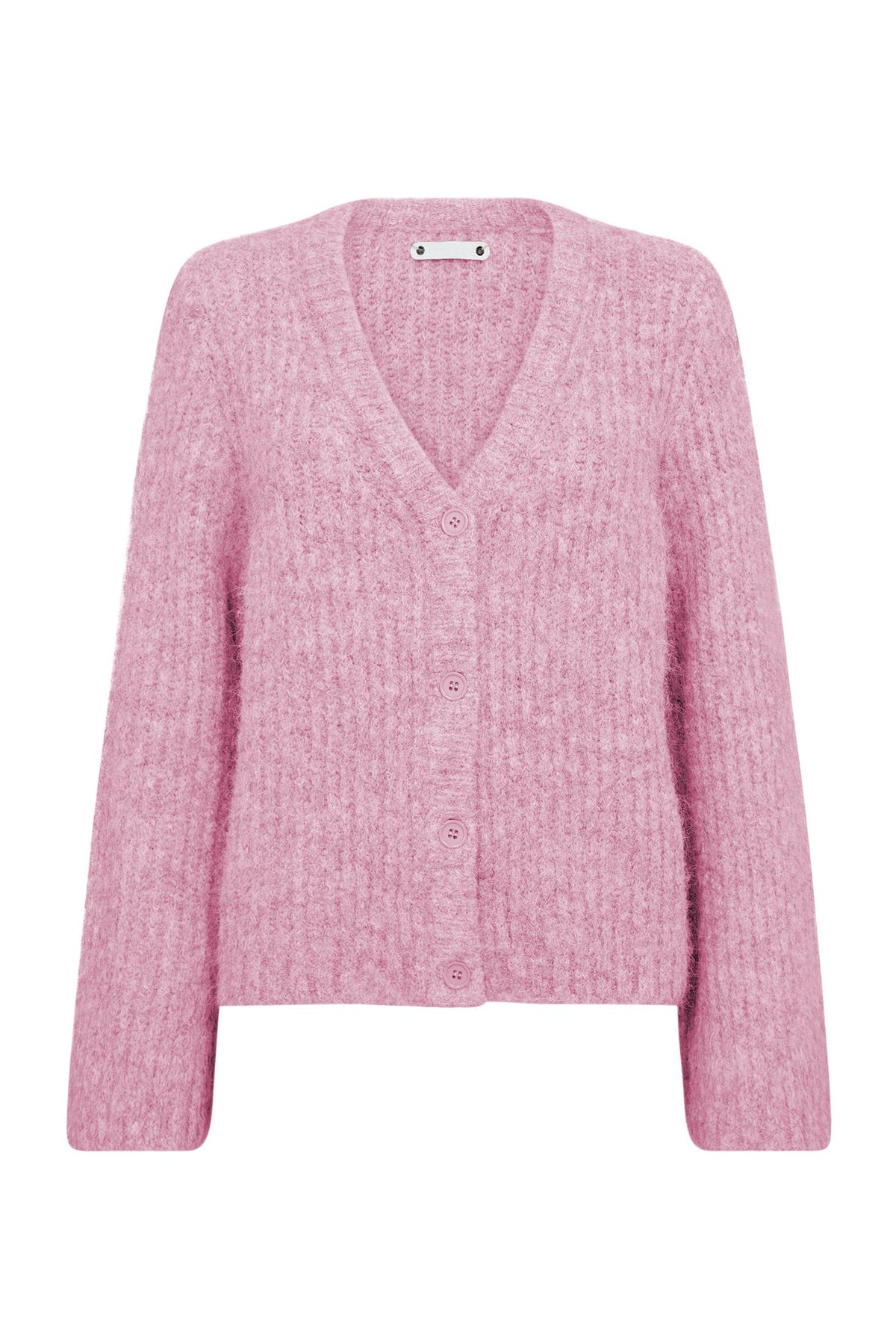 Co'couture Charlie vest met V-hals – lichtroze
