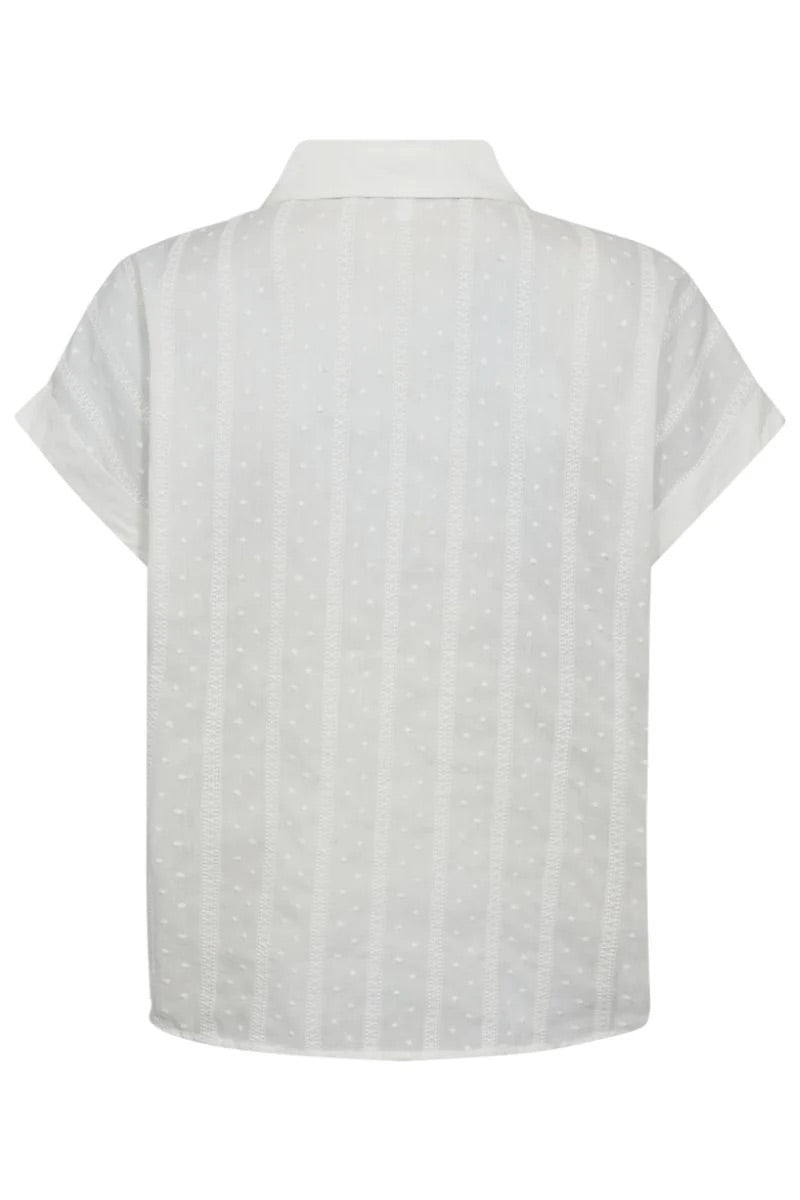 Co'couture Maddie CC top met korte mouwen – wit