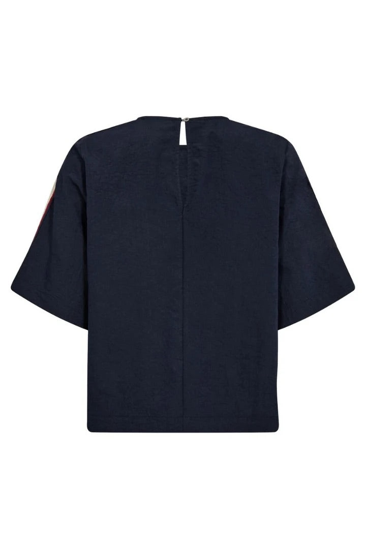 Co'couture Mingus CC Blouse SS – Navy