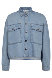 Co'couture Cindy CC denimoverhemd met verwassen afwerking