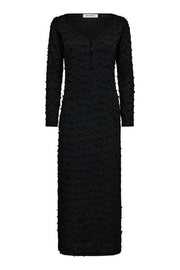 Co'couture Pompom CC jurk – zwart