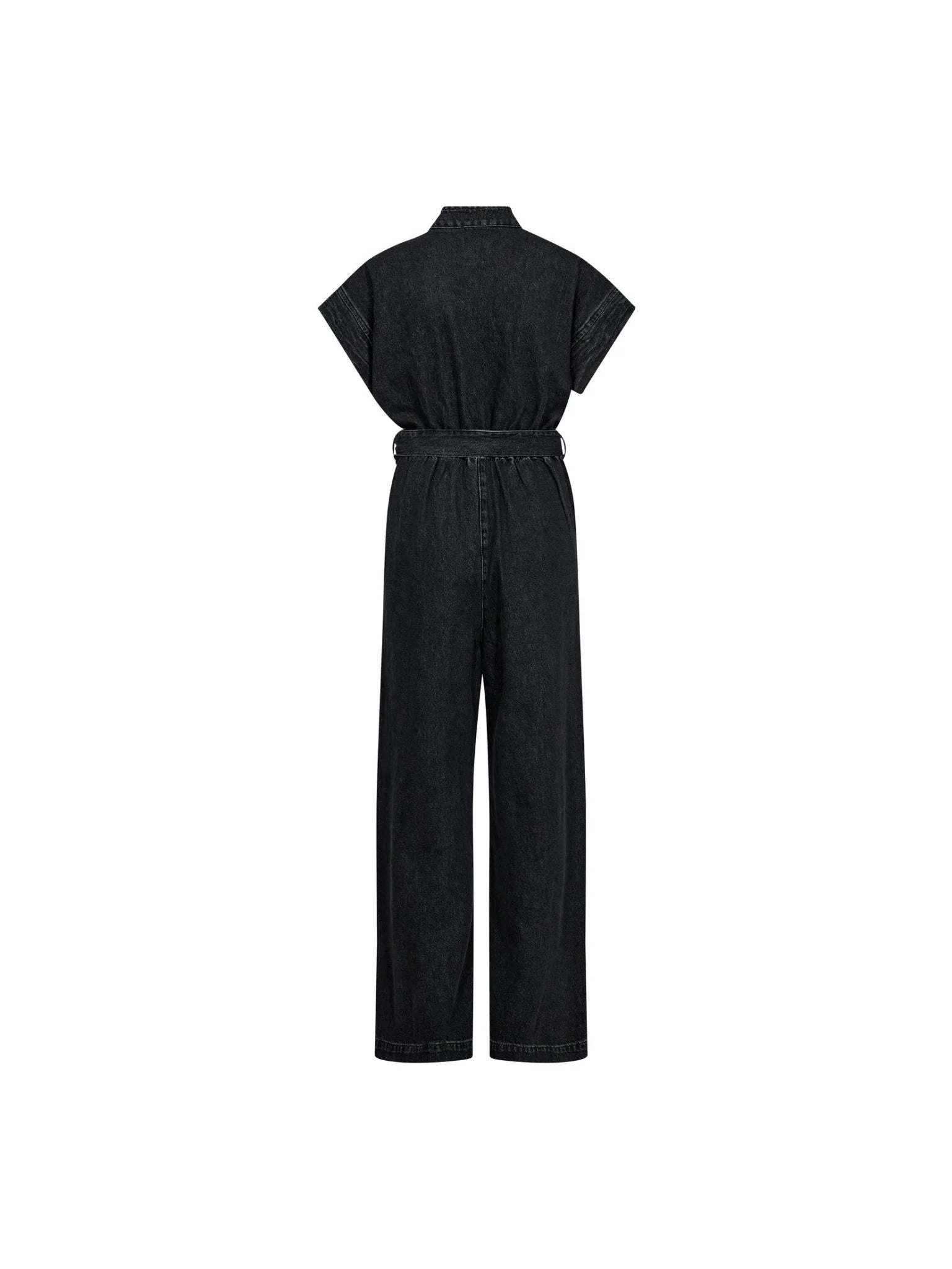 Co'couture Pancy CC jumpsuit met ritssluiting – zwart