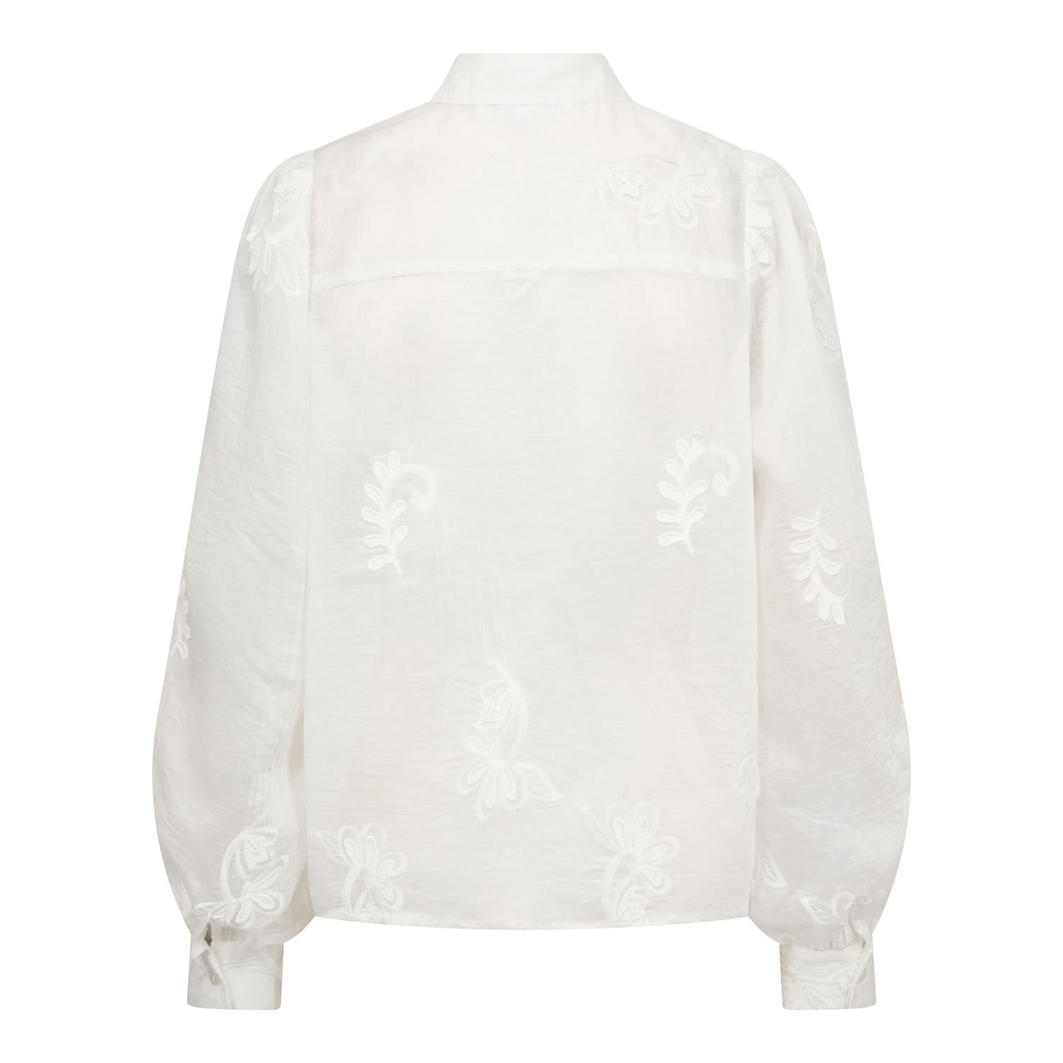 Co'couture Novin CC Embroidered Shirt – Off White