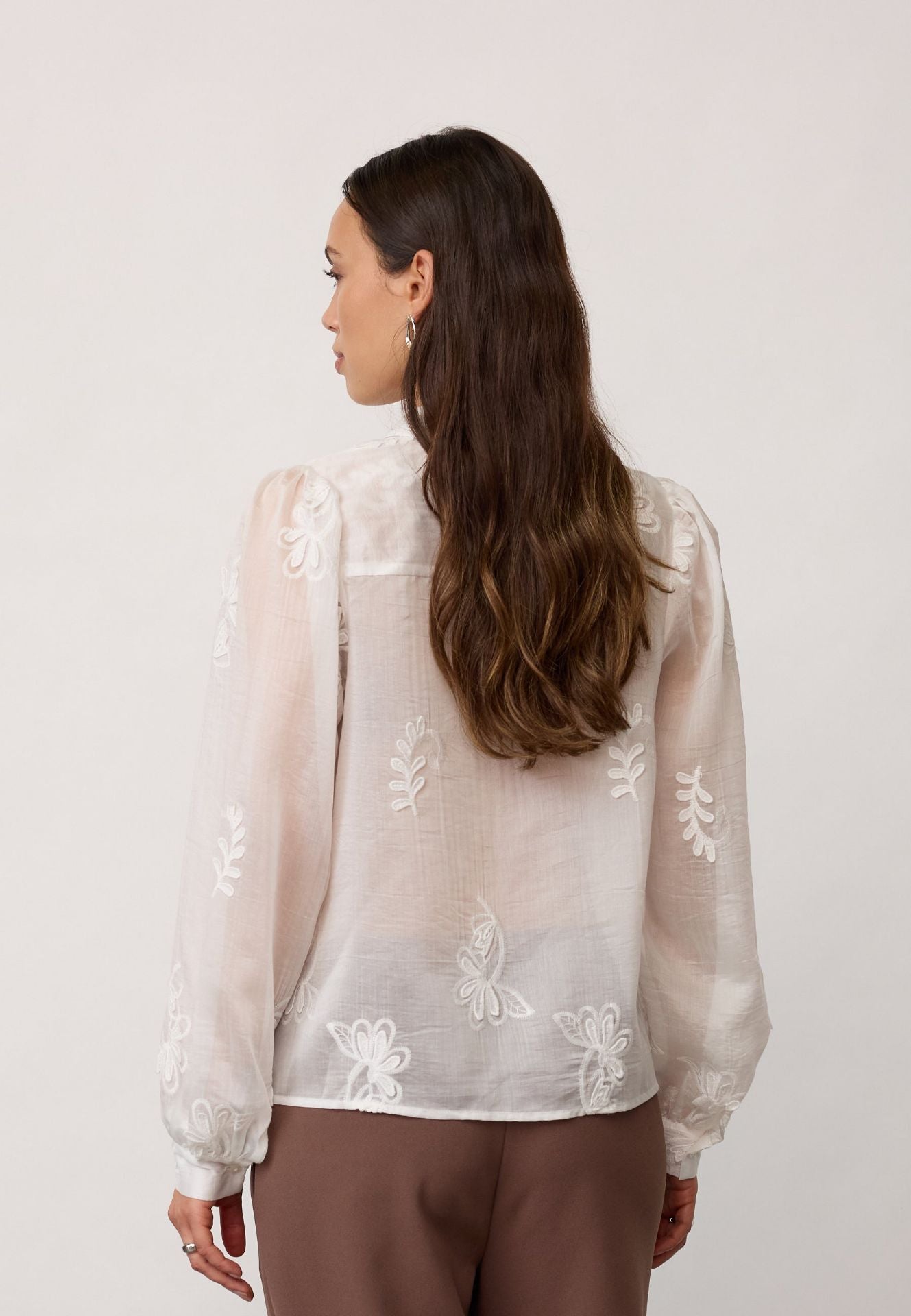 Co'couture Novin CC Embroidered Shirt – Off White