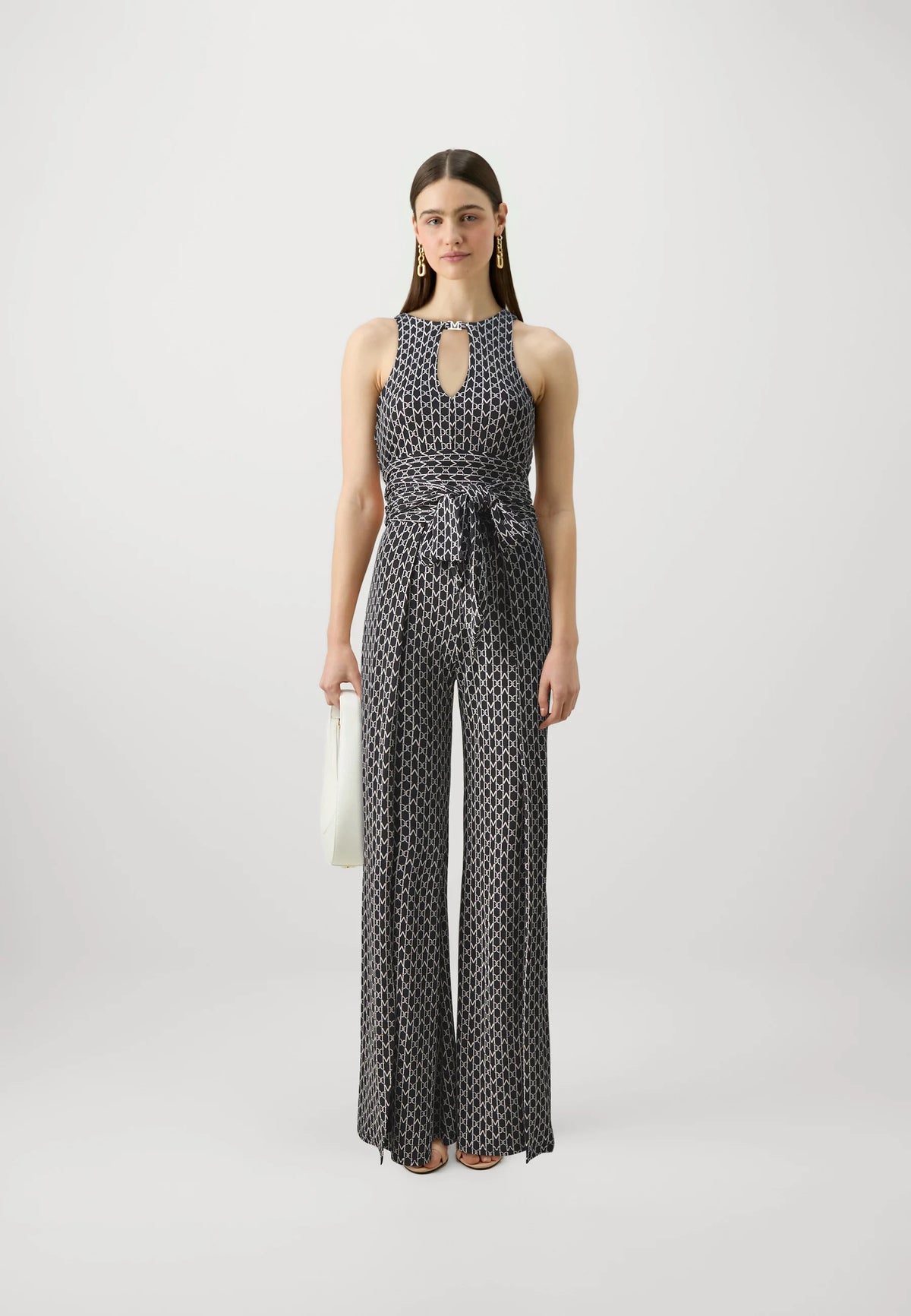 Zwarte Marciano by Guess New Kiki jumpsuit met print.
