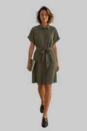 Vero Moda VMEASY JOY Shirt Dress – Khaki