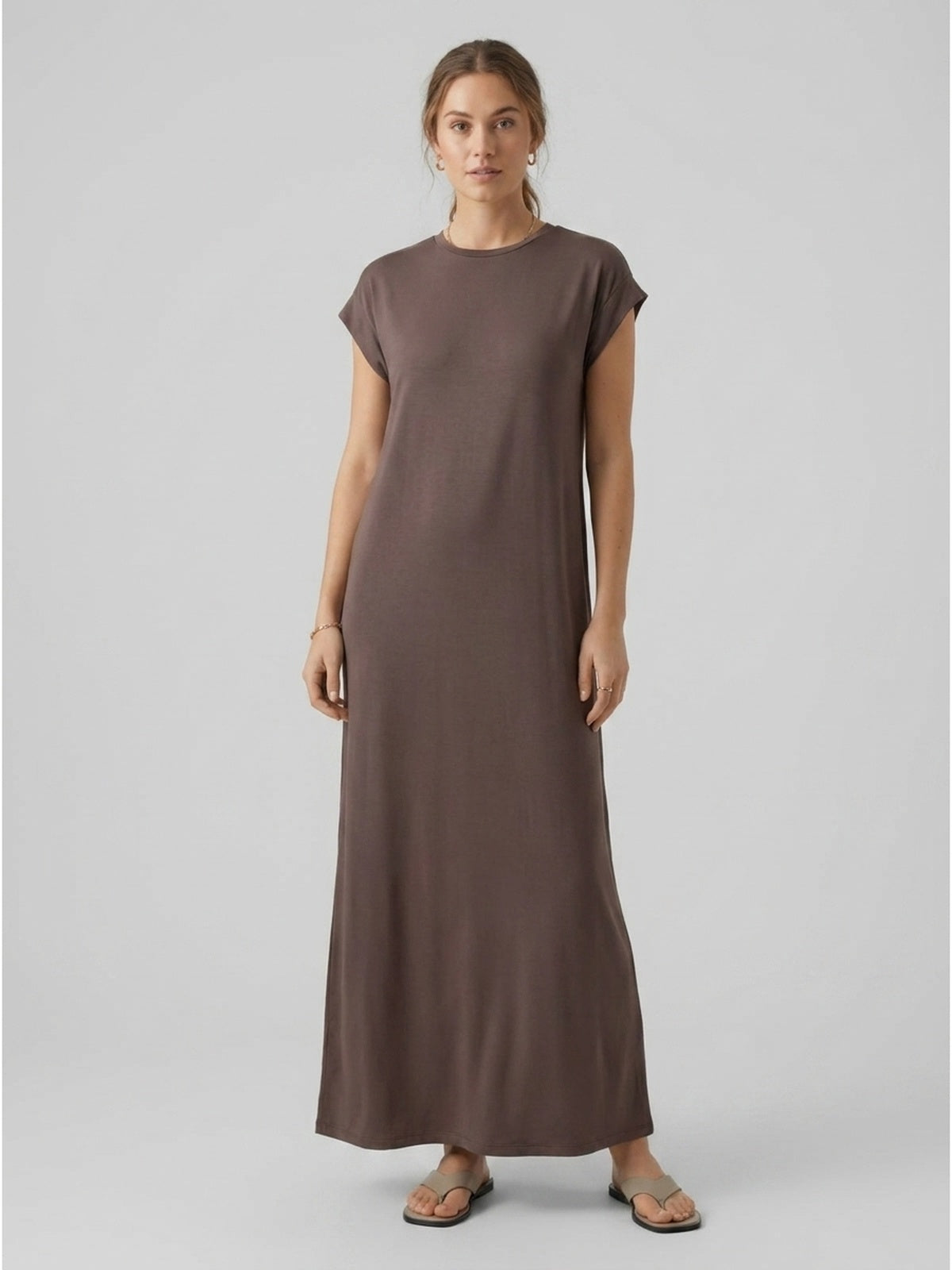 PIECES PCANDORA SS O-Neck Lena Maxi Dress