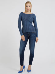 Guess Sexy Curve Stretch Skinny Jeans – Dark Blue