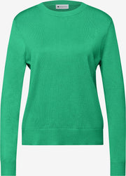 Saint Tropez STREET ONE Crew Neck Sweater - Emerald Green