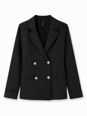 Zwarte Marciano by Guess blazer met dubbele knopenrij.
