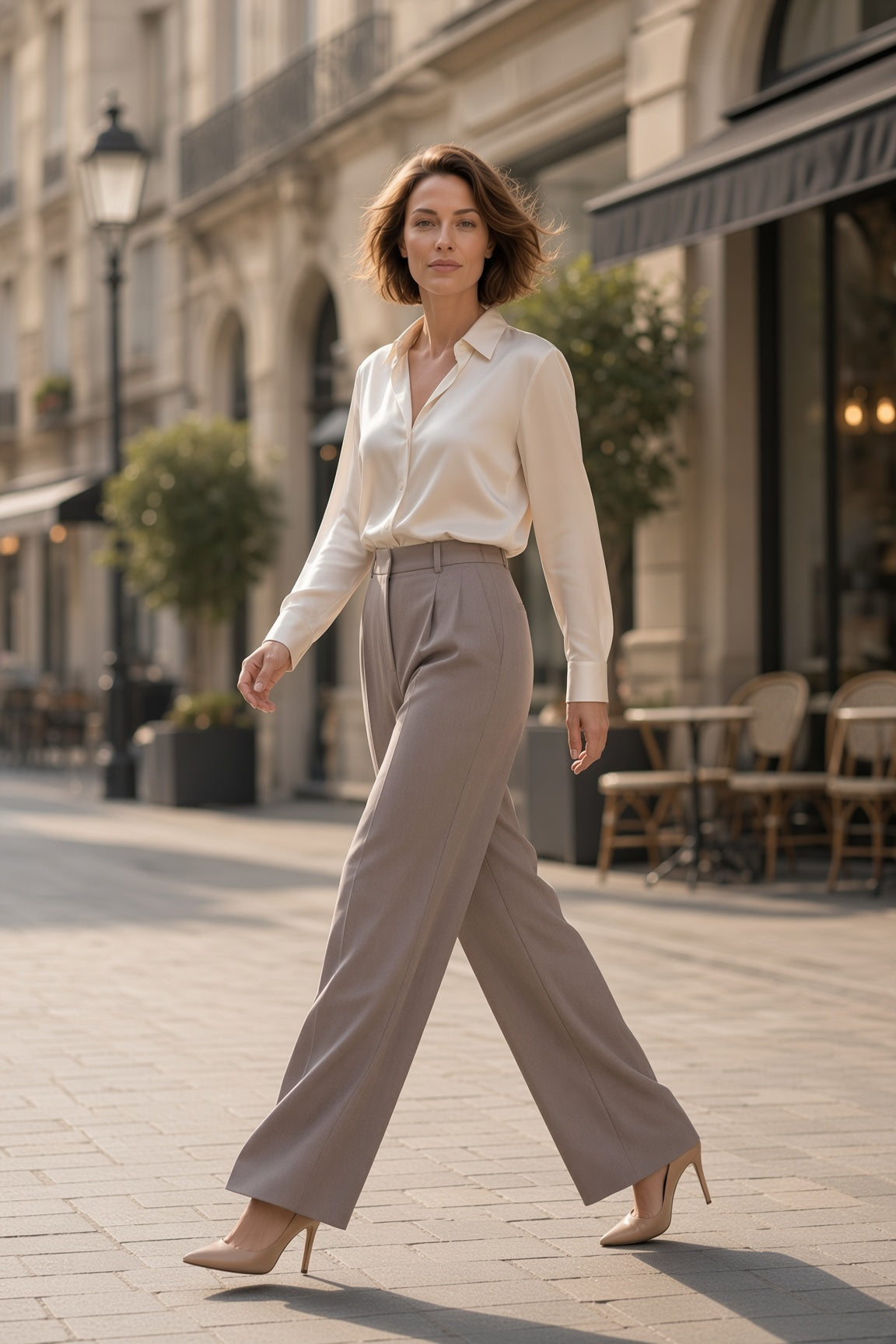 Co'couture Matty CC Wide Leg Pants – Mink
