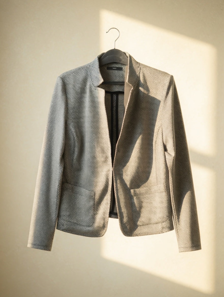 Zero Lightweight Summer Blazer – Grey Beige