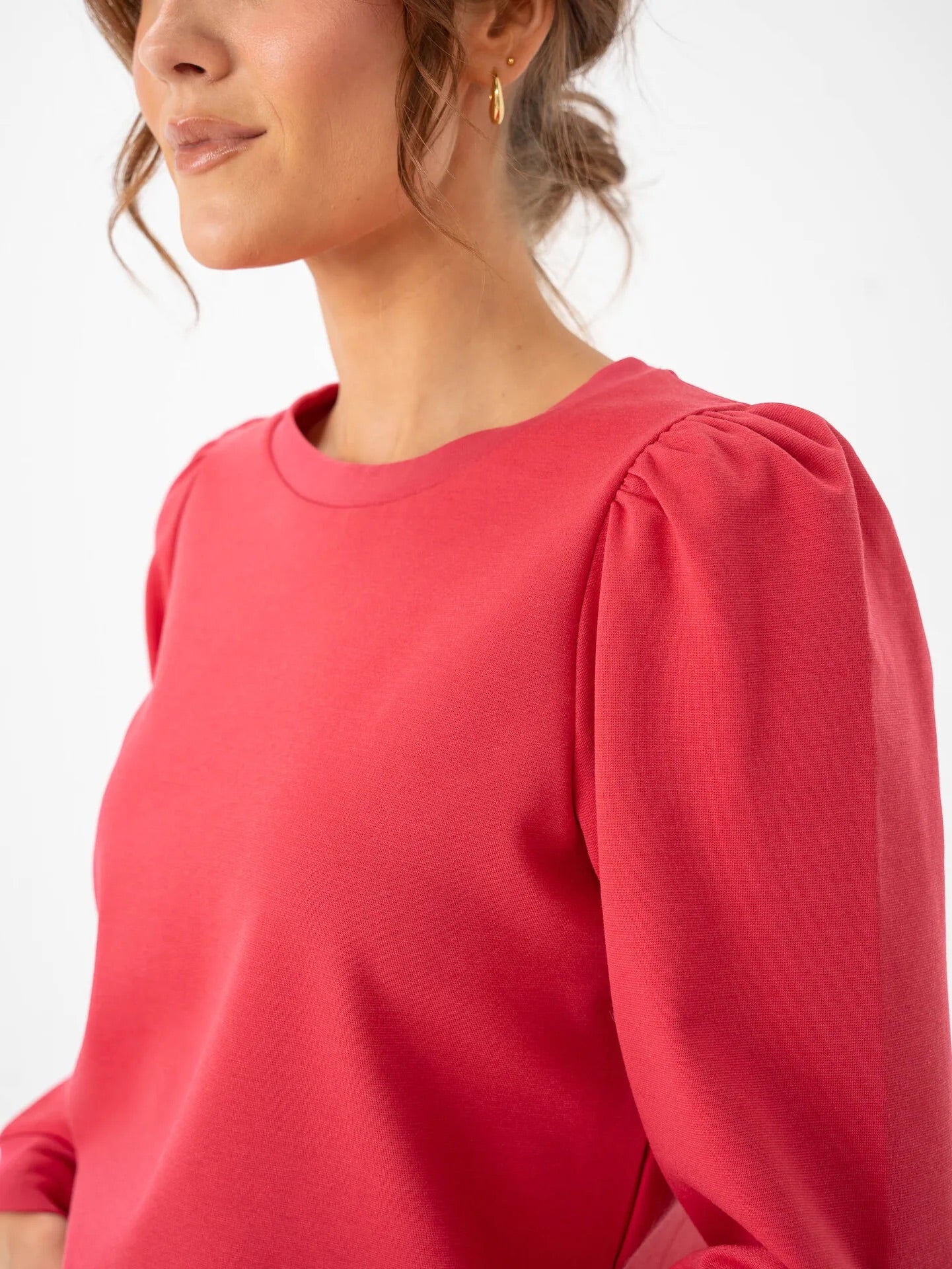Ichi Exclusive Kate Sweater - Coral Pink