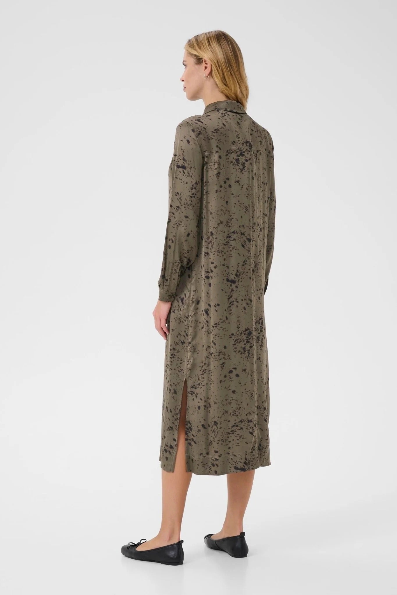 Part Two ShilohPW Dress - Tarmac Scattered Texture Print