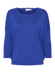 MilaSZ R-Neck Pullover - Surf Blue